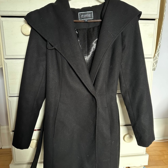 Black wool pea coat Le Chateau - Picture 1 of 5